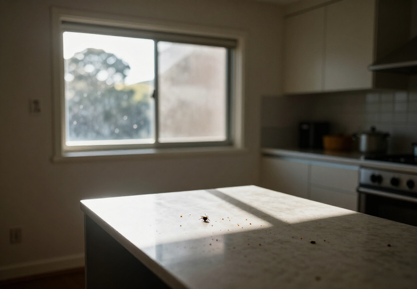 Ticks on pet bedding in Ashbury home before removal